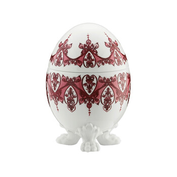 Babele Rosso Egg With Lion Bowls
