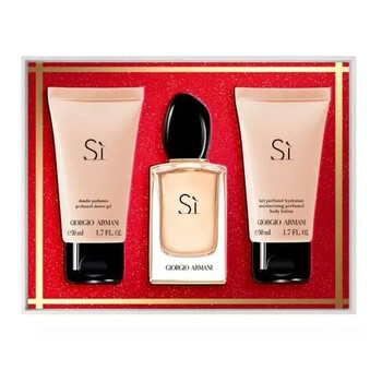 GIORGIO ARMANI Si 3本セット Armani Si by Giorgio Armani 3 Piece Gift Set -1.7 oz EDP+2.5