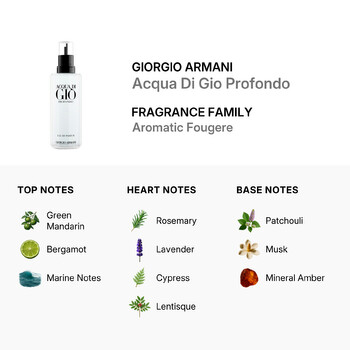 Men's Acqua Di Gio Profondo EDP 5.0 oz Refill Fragrances 3614273953825