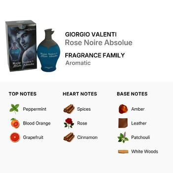Men's Rose Noire Absolue EDT Spray 3.3 oz Fragrances 037361007263