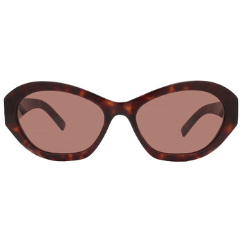 Givenchy Brown Cat Eye Ladies Sunglasses GV40001U 52E 57  display picture 3