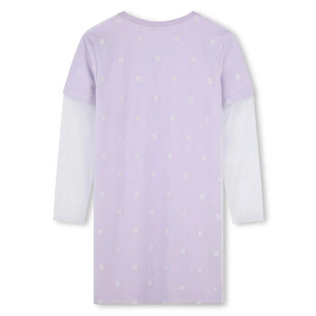 Girls Layered Long-Sleeved T-Shirt Dress