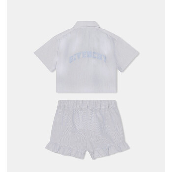 Kids Cotton Shirt And Short Set