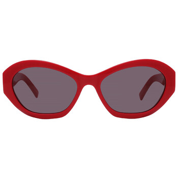 Givenchy Smoke Cat Eye Ladies Sunglasses GV40001U 66A 57  display picture 1