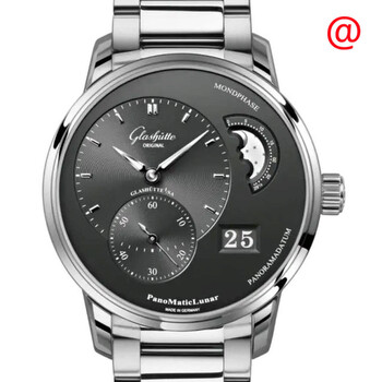 Glashutte PanoMaticLunar Automatic Grey Dial Men's Watch
