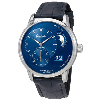Glashutte PanoMaticLunar Automatic Blue Dial Men's Watch 1-90-02-46-32-35