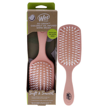 Go Green Oil Infused Shine Brush - Coconut Oil by Wet Brush for Unisex - 1 Pc Hair Brush Go Green Oil Infused Shine Brush - Coconut Oil by Wet Brush for Unisex - 1 Pc Hair Brush