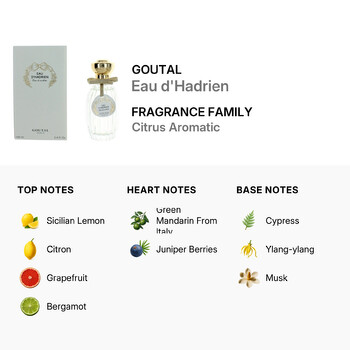 Unisex Eau d'Hadrien EDT 3.4 oz Fragrances 711367109304