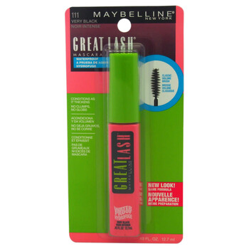 Great Lash Waterproof Mascara - # 111 Very Black by Maybelline for Women - 0.43 oz Mascara