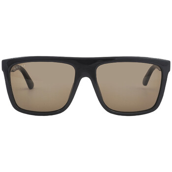 Brown Browline Men's Sunglasses GG0748S 002 59