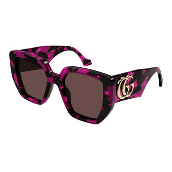 サングラス GUCCI Woman Sunglasses Brown GG1860S 002 Gucci GG1860S 002 Havana Sunglasses for Woman – LookerOnline