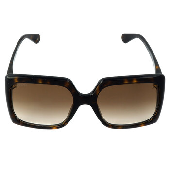 Jimmy Choo Brown Gradient Square Ladies Sunglasses KARLY/F/S  display picture 2