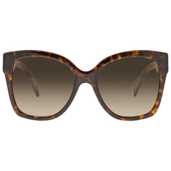 Gucci Brown Gradient Cat Eye Ladies Sunglasses GG0022S 003  display picture 3