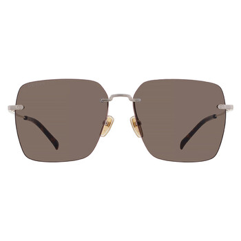 New Salvatore Ferragamo SF311S 745 Rimless Square Brown Women Sunglasses Salvatore Ferragamo | Accessories | New Salvatore Ferragamo  main image 3