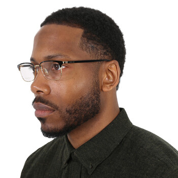 Demo Rectangular Men's Eyeglasses GG0131O 001 53