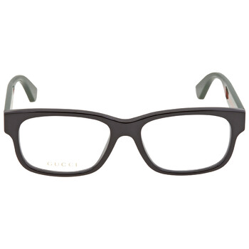 Demo Rectangular Men's Eyeglasses GG0343O 007 57 Demo Rectangular Men's Eyeglasses GG0343O 007 57