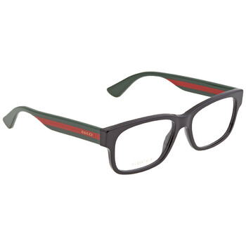 Demo Rectangular Men's Eyeglasses GG0343O 007 57 Demo Rectangular Men's Eyeglasses GG0343O 007 57