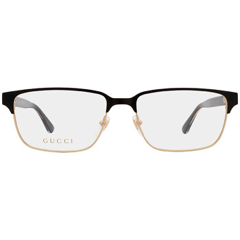 Demo Rectangular Men's Eyeglasses GG0383O 004 58