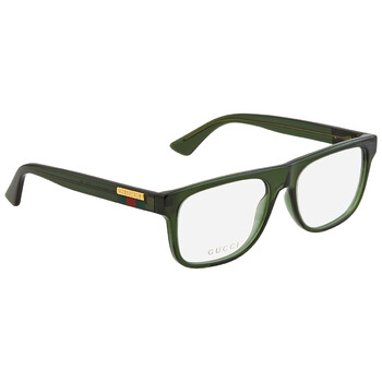 Demo Rectangular Men's Eyeglasses GG1117O 005 56 Demo Rectangular Men's Eyeglasses GG1117O 005 56