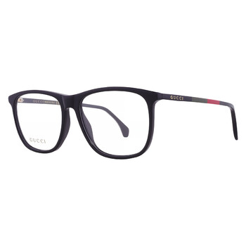Demo Square Men's Eyeglasses GG0554O 009 55