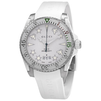Dive Watch Quartz White Dial Men's Watch YA136337