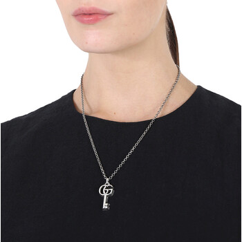 Double G key necklace