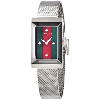 Gucci G-Frame Diamond Dial Ladies Watch YA127504