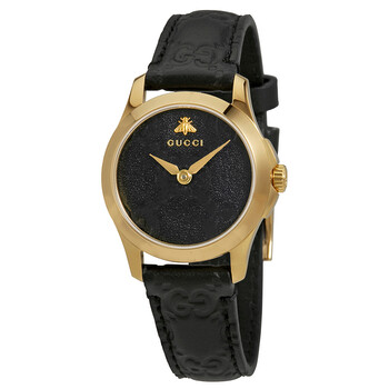 Gucci G-Timeless Black GG Dial Ladies Watch YA1264034 YA1264034A