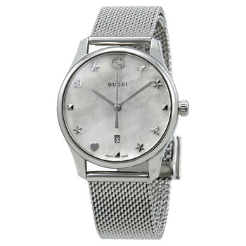 ★追跡付き★GUCCI G-Timeless Silver Dial Stainless YA126572 Gucci G-Timeless Stainless Steel Silver Dial - YA126572