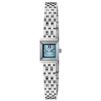 グッチ GUCCI 腕時計 Gフレーム 128.5 3ポイントダイヤ Gucci G-Frame Diamond Dial Ladies Watch YA128507 731903312487