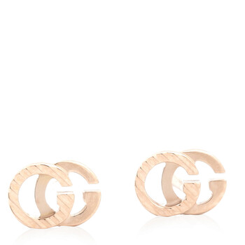 GG Running 18k rose gold earrings