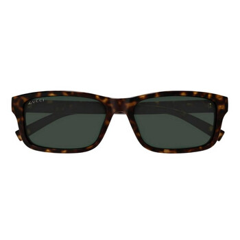 Gucci Brown Rectangular Men's Sunglasses GG1583S 002 56