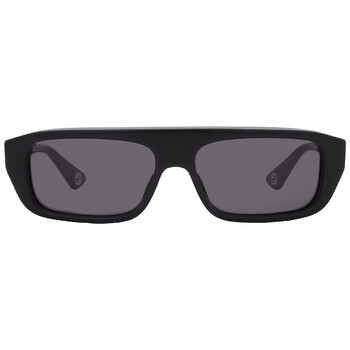GUCCI サングラス GG1641SA-001 BLACK/GRAY ユニセックス Gucci Grey Square Men's Sunglasses GG1641SA 001 53