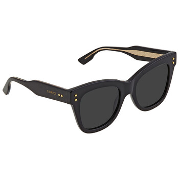 Gucci Grey Cat Eye Ladies Sunglasses GG0024S 001 58  display picture 1