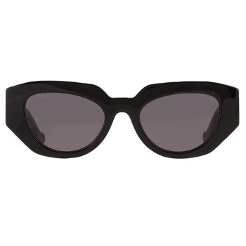 Gucci Brown Geometric Ladies Sunglasses GG1421S 002 51