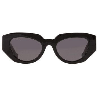 Grey Geometric Ladies Sunglasses GG1421S 001 51