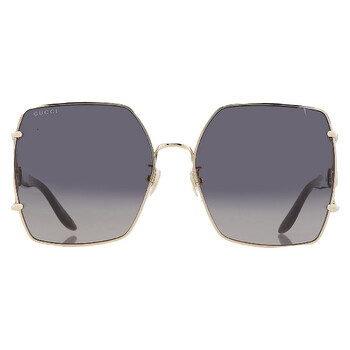 Ferragamo Grey Rose Gradient Cat Eye Ladies Sunglasses  display picture 1