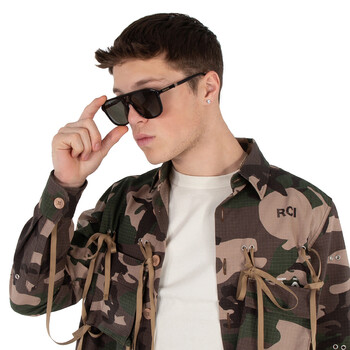 Grey Navigator Men's Sunglasses GG1494S 001 57