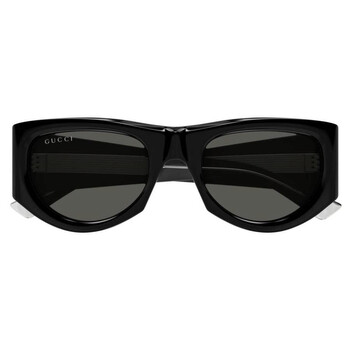 GUCCI サングラス GG1641SA-001 BLACK/GRAY ユニセックス Gucci Grey Square Men's Sunglasses GG1641SA 001 53