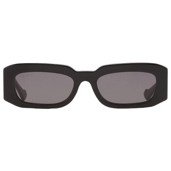 Gucci Grey Rectangular Ladies Sunglasses GG1646S 001 49