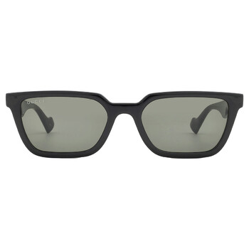 Grey Rectangular Men's Sunglasses GG1539S 001 55