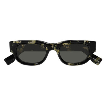 Gucci Grey Rectangular Ladies Sunglasses GG1906S 001 53