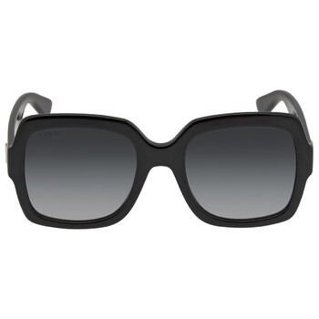 Gucci Grey Gradient Oversized Ladies Sunglasses GG0876S 001 60
