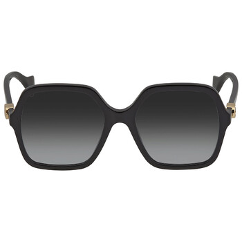 サングラス GUCCI Black Grey GG Square Sunglasses GG1023S 008 Gucci Grey Gradient Square Ladies Sunglasses GG1023S 008 54