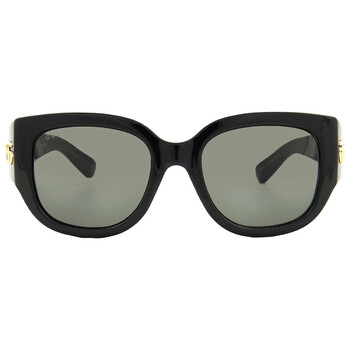 Gucci Grey Square Ladies Sunglasses GG1550SK 001 54