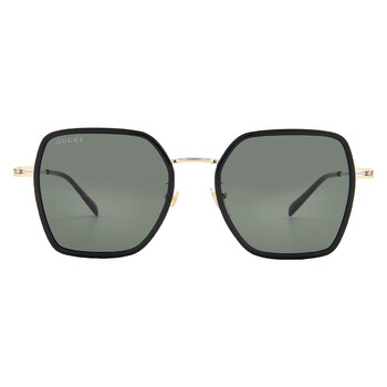 gu⭐︎ Gucci Grey Square Men's Sunglasses GG1799S 001 54 889652527987