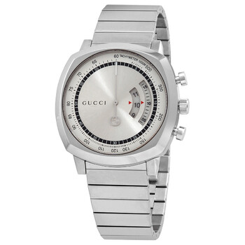 Grip Chronograph Quartz Silver Dial Men's Watch YA157302