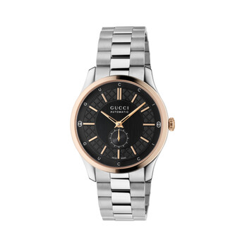 Gucci G-Timeless Automatic Silver Dial Men's Watch YA126313