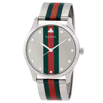Gucci G-Timeless Quartz Mother of Pearl Dial Ladies Watch