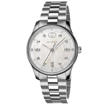 Gucci G-Timeless Silver Dial with Snake Motif Stainless
